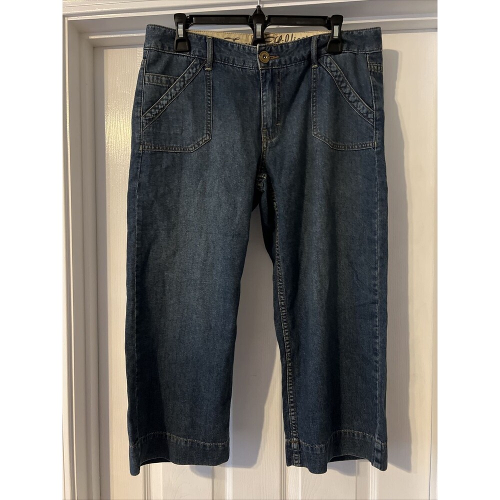 Tommy Hilfiger Denim Crop 100% Cotton Lightweight Jeans Size 12